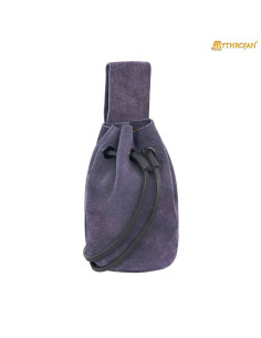 Mittelalterliche Tasche für Reenactoren - dunkelblau