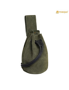 Bolsita medieval para recreacionistas - color verde