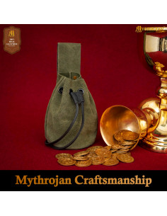 Mittelalterliche Tasche für Reenactors - grün 2