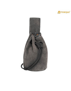 Mittelalterliche Tasche für Reenactoren - grau