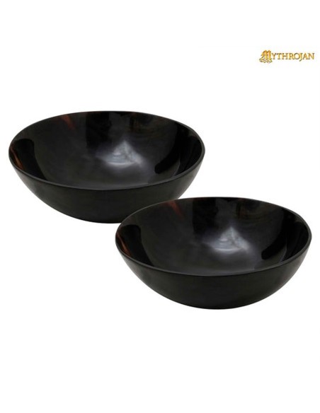 Set 2 cuencos medievales en asta de...