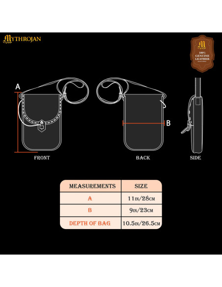 Mittelalterliche Umhängetasche aus...