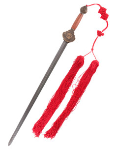 Espada Jian, acero de Damasco 2