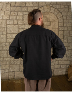 Medieval Bartold skjorte i sort 2