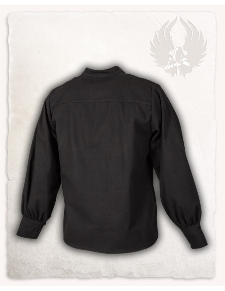 Camisa Medieval Bartold en color negra