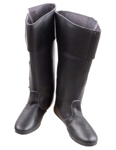 Botas medievales modelo Tilly, color negro