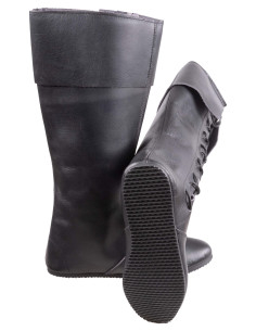 Botas medievales modelo Tilly, color negro 2