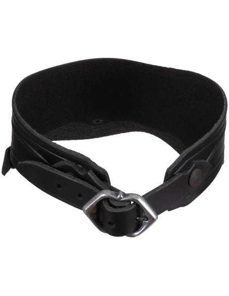 Middeleeuwse leren halsband model...