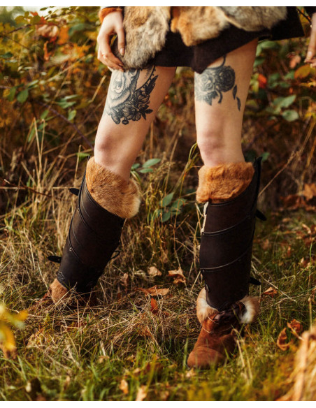 Læder middelalder grebes model...