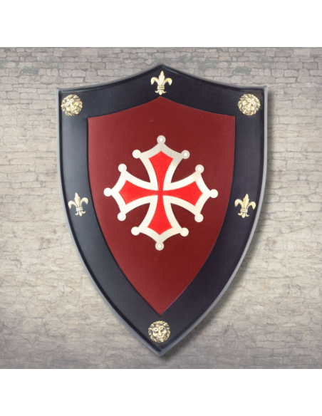 Escudo de los Cátaros decorado Escudo de los Cátaros decorado