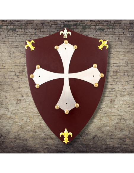 Mini Schild van de Katharen in hout...