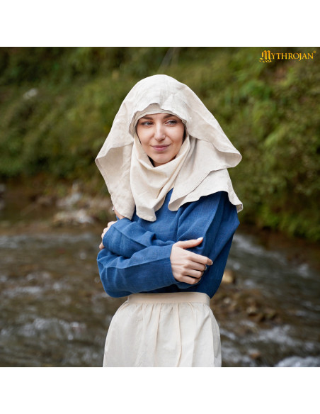 Mittelalterlicher Halbmond-Schleier...