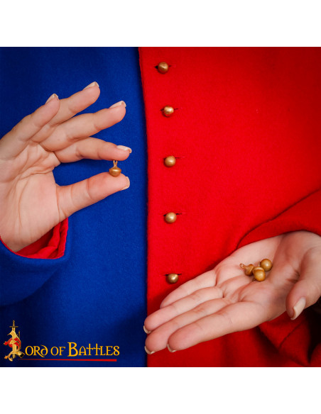 Pakke med 5 middelalderlige knapper i...