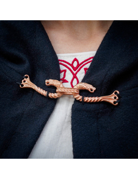 Bronzemedaljon til middelalderlig...