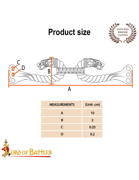 Cierre de capa celta medieval en...