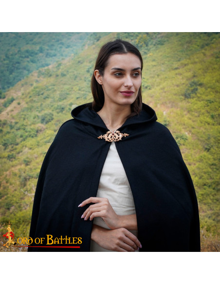 Cloak closure in bronze, model deer Cloak closure in bronze, model deer