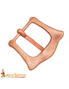 Hebilla clasica en bronce con adornos celtas 2