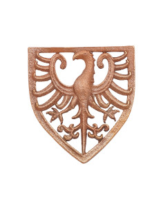 Heraldische Adelaar Ornament in Brons voor Riemen