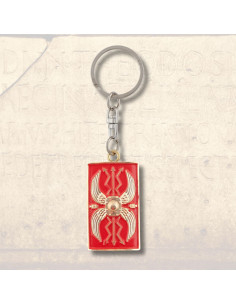 Romeins schild sleutelhanger Schildpad