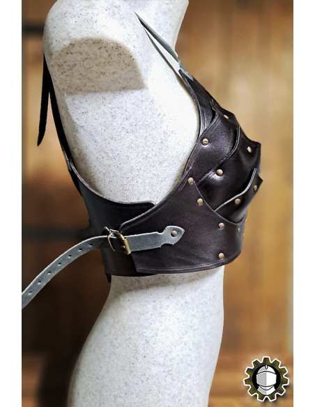 Mittelalterliches Leder-Corsett...