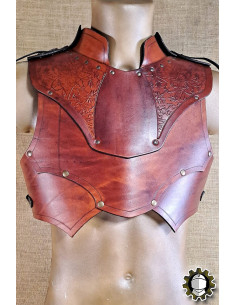 Peto medieval cuero modelo Cicero, color marrón