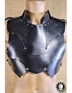 Medievale leren bretels model Cicero, kleur zwart
