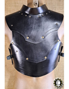 Medievale leren bretels model Cicero, kleur zwart 2