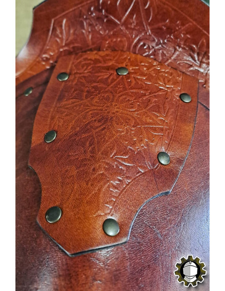 Hombreras medievales cuero modelo...