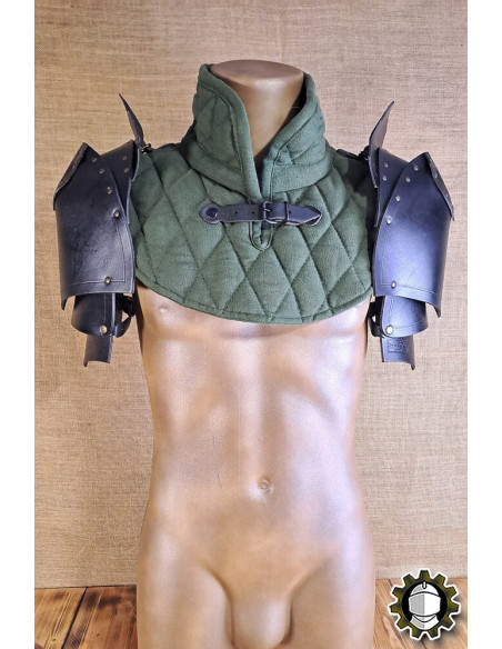 Hombreras medievales cuero modelo...