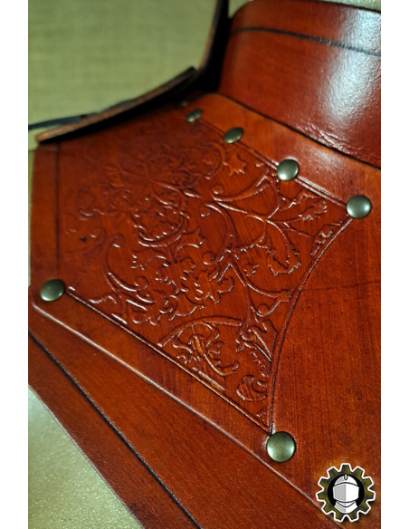 Medievaler Lederkragen Modell Senua,...