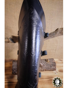 Mittelalterliche Beinschienen aus Leder Modell Senua,... 2