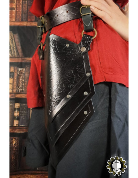 Escarcelas medievales en cuero modelo...