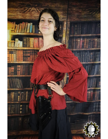 Escarcelas medievales en cuero modelo...