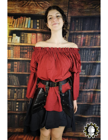 Mittelalterliche Lederbeutel Modell...