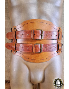 Breiter mittelalterlicher Gürtel aus Leder Modell...