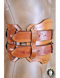 Breiter mittelalterlicher Gürtel aus Leder Modell... 2