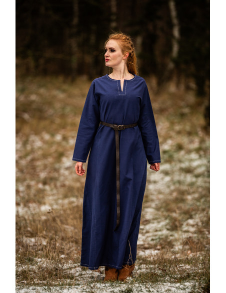 Vestido Vikingo mujer Helga en azul