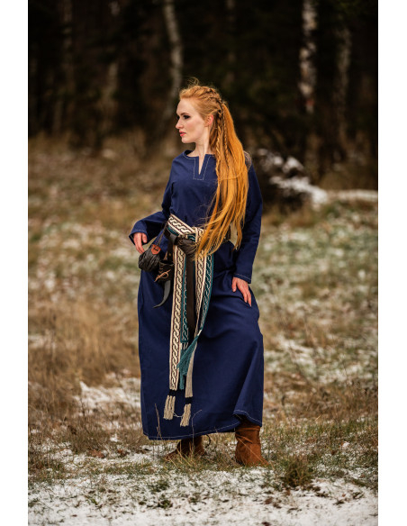 Vestido Vikingo mujer Helga en azul