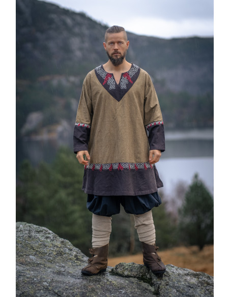 Viking Tuniek Freydis in de kleur Zand