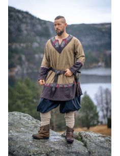 Viking Tuniek Freydis in de kleur Zand 2