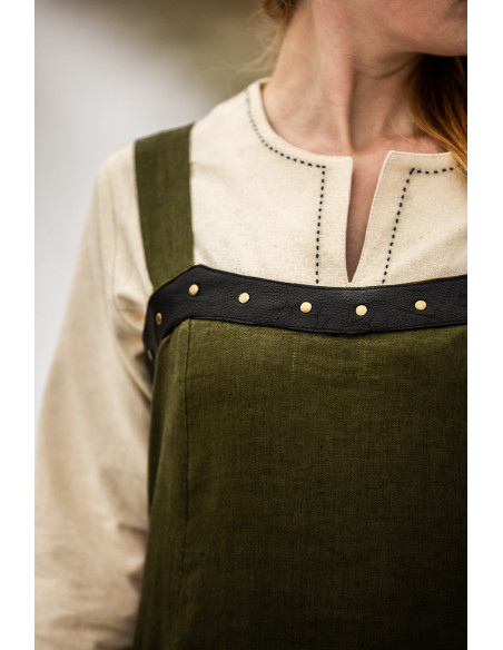 Vikinger Überkleid Alena aus Leinen,...