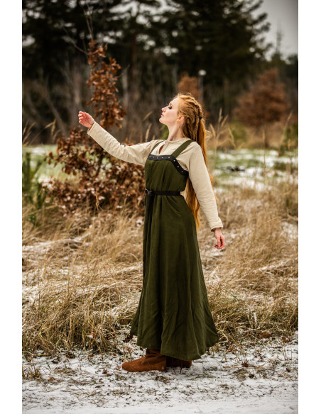 Vikinger Überkleid Alena aus Leinen,...