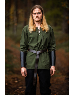 Camisa medieval hombre modelo Otto, verde