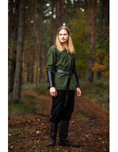Camisa medieval hombre modelo Otto, verde 2