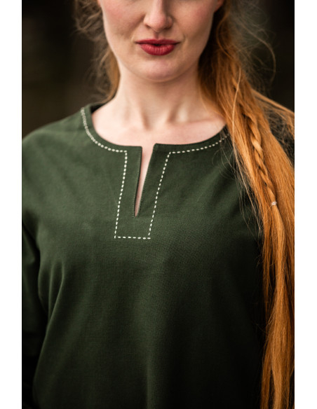 Vestido Vikingo mujer Helga en verde