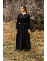 Vikinger Kleid Frau Helga in Schwarz