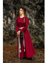 Vestido Vikingo mujer Helga en rojo