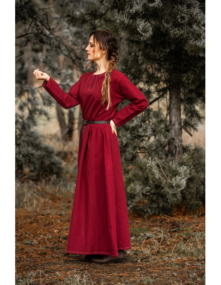 Vikingerkleid für Frauen Helga in Rot
