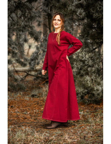 Vikingerkleid für Frauen Helga in Rot