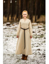 Vestido Vikingo mujer Helga en Beige natural